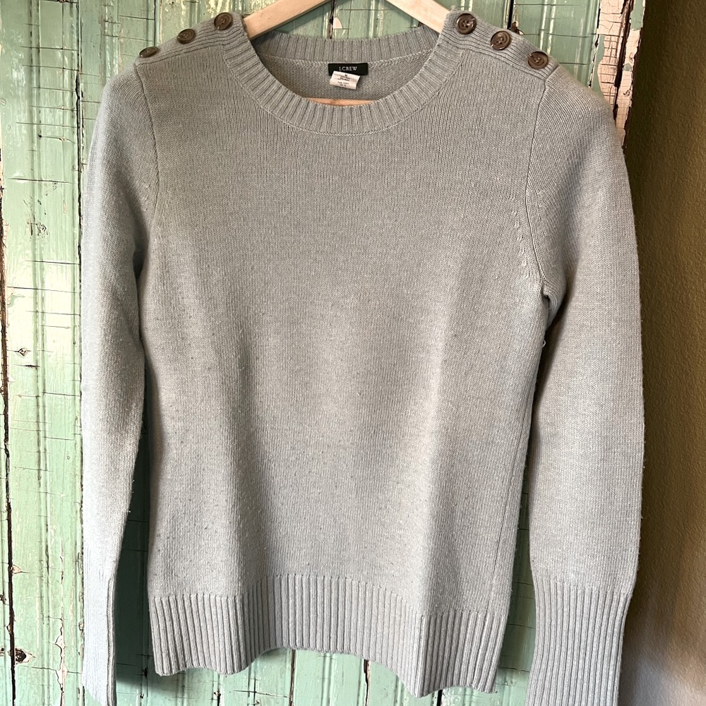 J. Crew Sweater with button accents